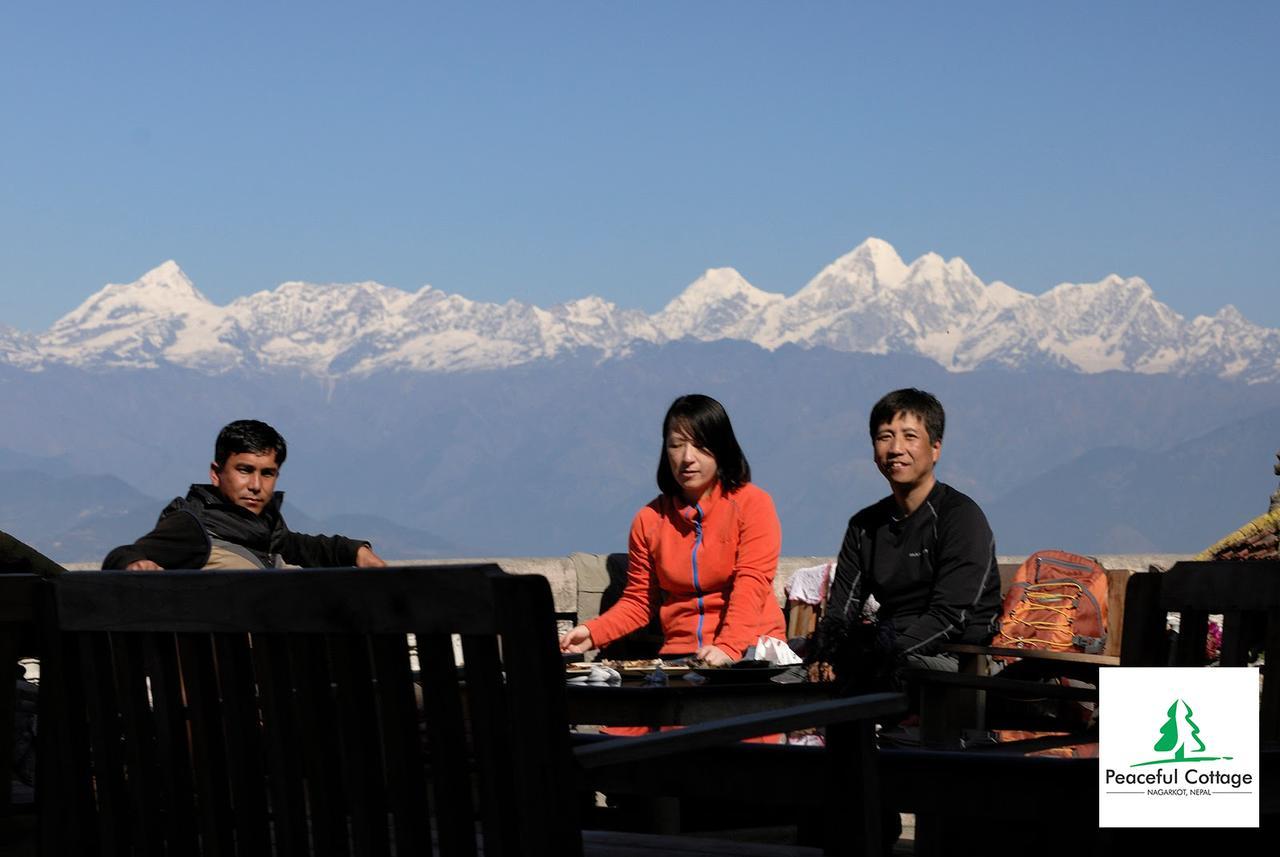 Peaceful Cottage & Cafe Du Mont Nagarkot Zewnętrze zdjęcie